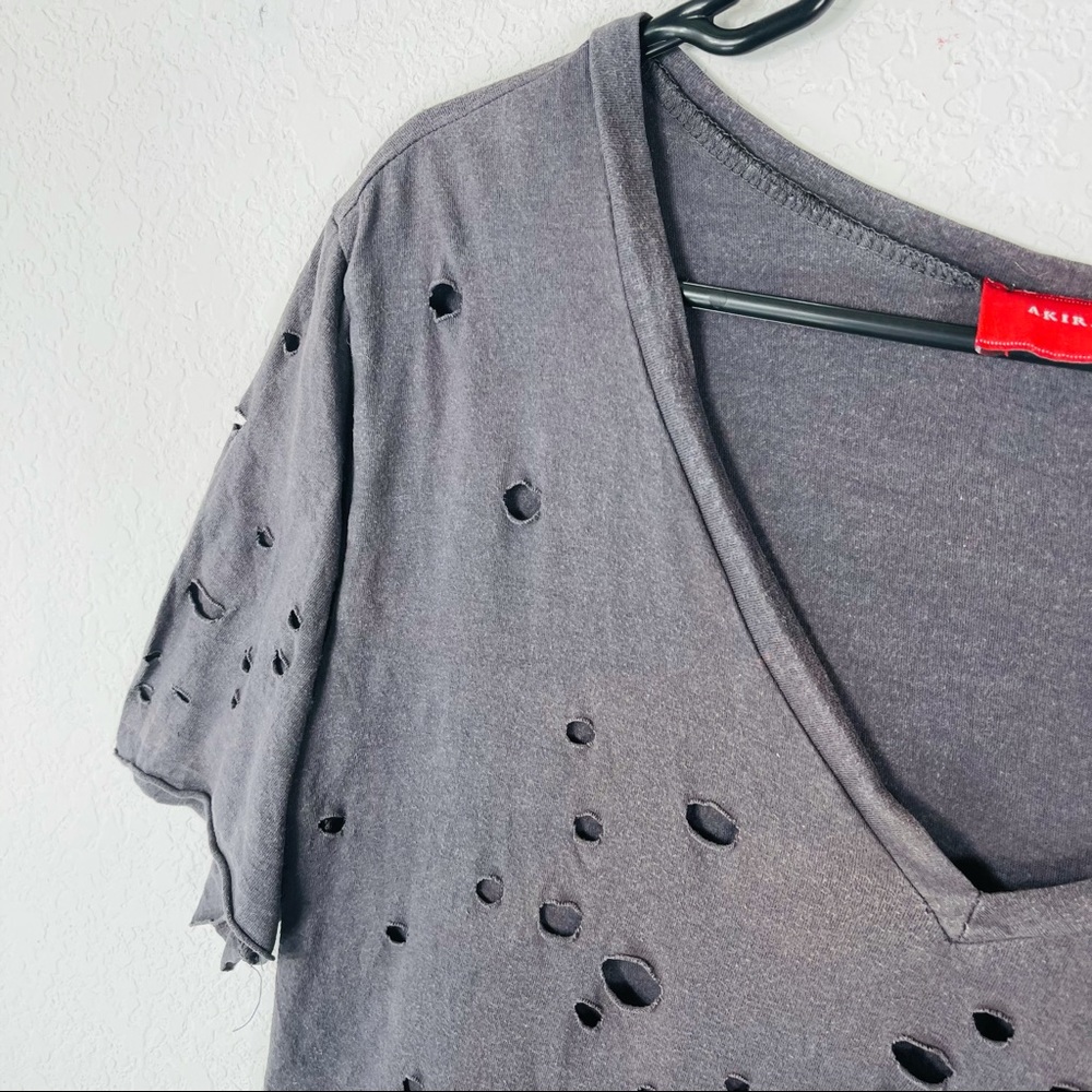 Akita Chicago Red Label destroyed grey tee shirt - Picture 8 of 9